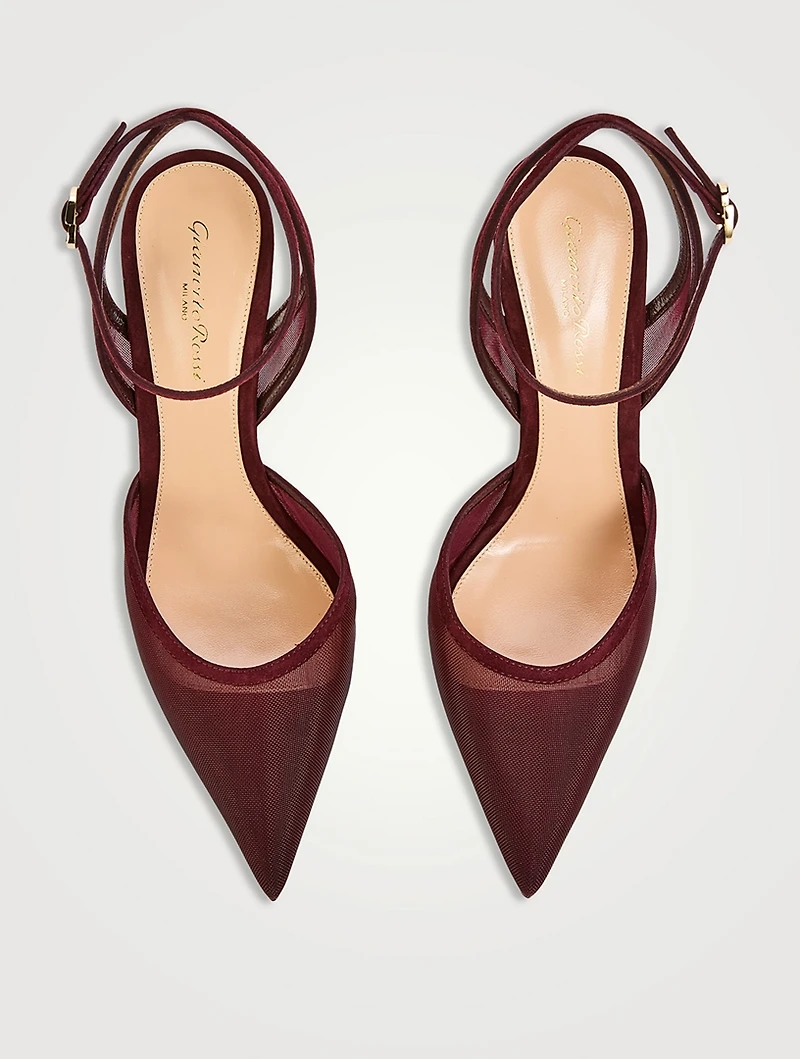 Dorotea Suede And Mesh Pumps