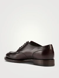 Burnished Calfskin Derby Shoes