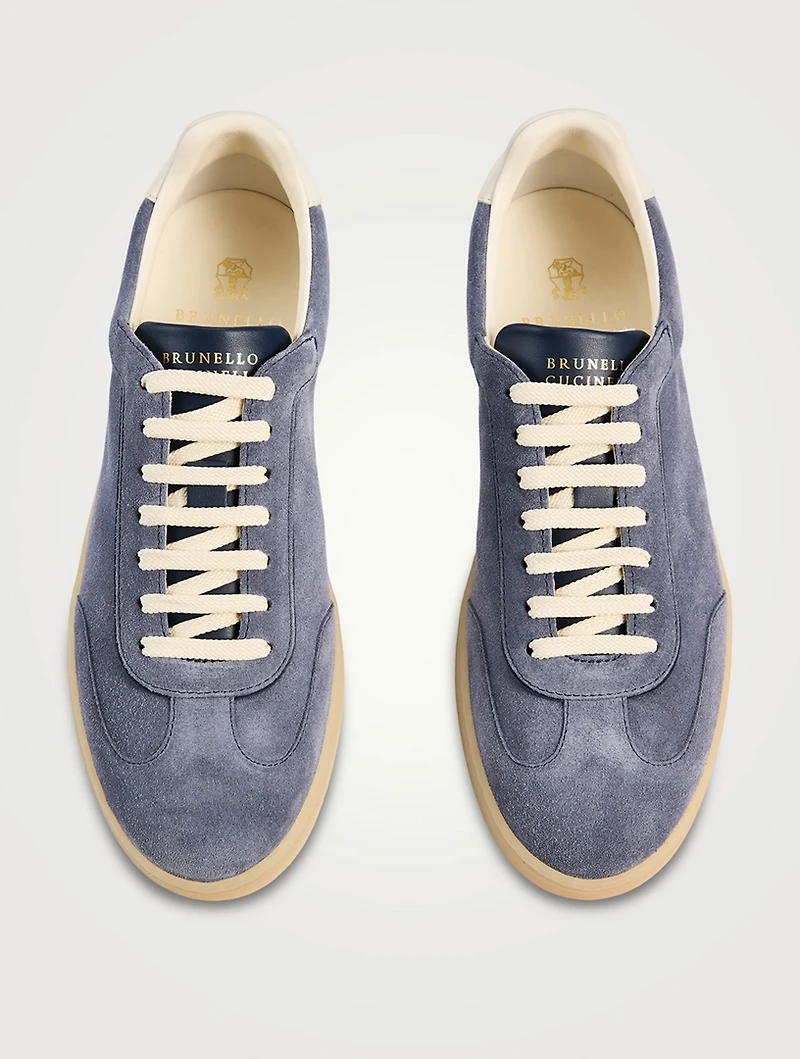Washed Suede Sneakers