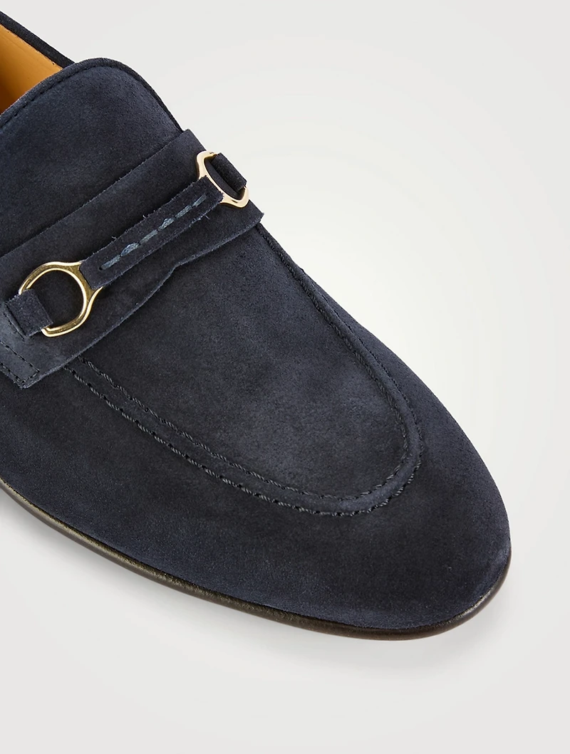 Suede Loafers