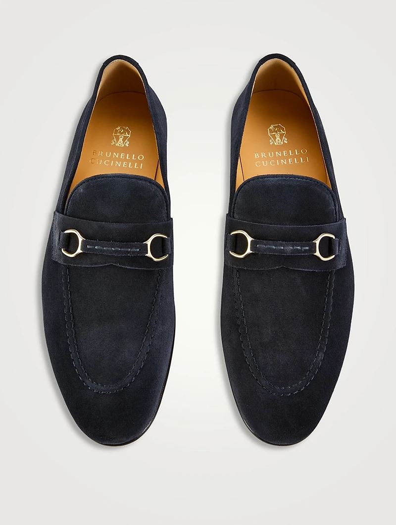 Suede Loafers