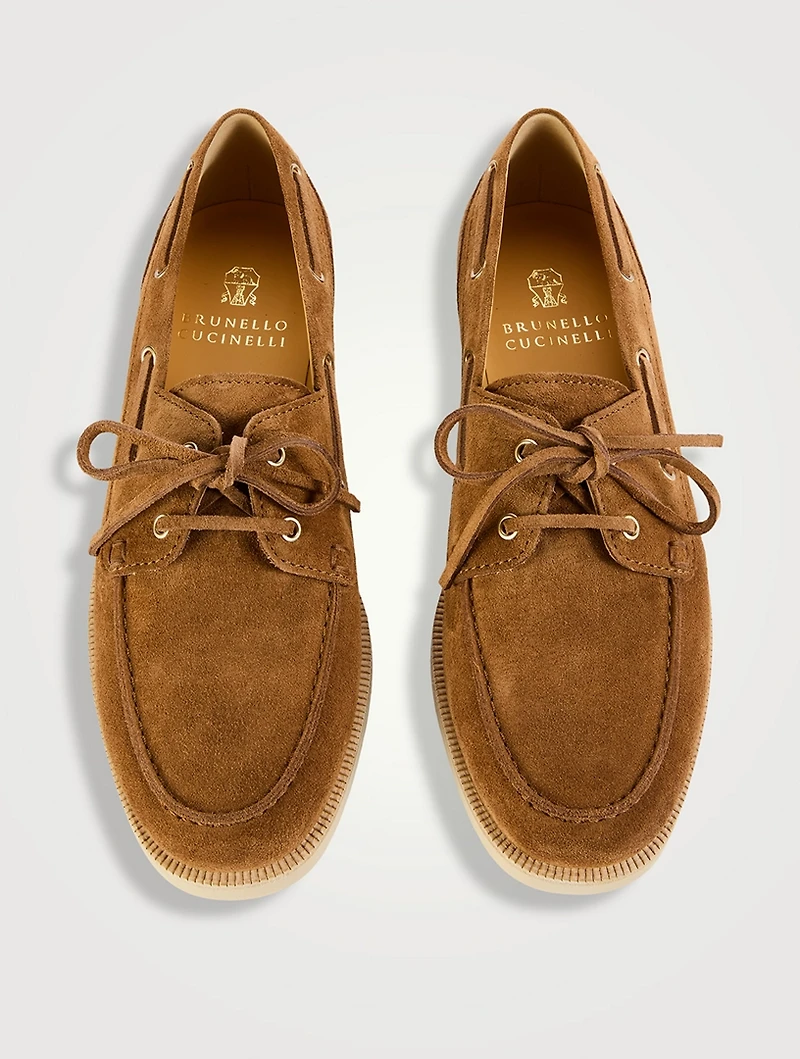 Suede Boat Shoes