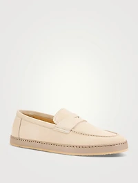 Suede Penny Loafers