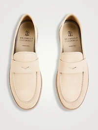 Suede Penny Loafers