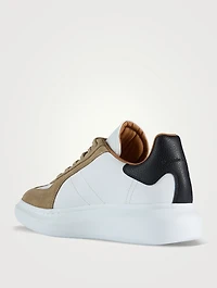 Oversized Retro Leather Sneakers