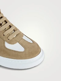 Oversized Retro Leather Sneakers