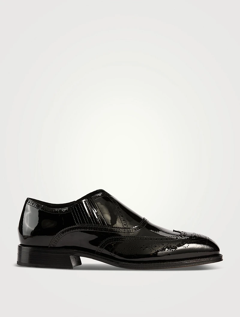 Jermyn Patent Leather Slip-On Shoes