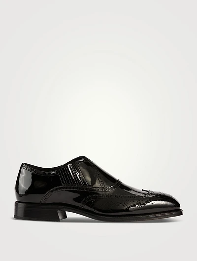 Jermyn Patent Leather Slip-On Shoes