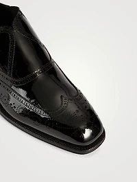 Jermyn Patent Leather Slip-On Shoes