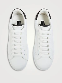 Portofino Leather Sneakers With Suede