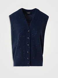 Sequin Sweater Vest