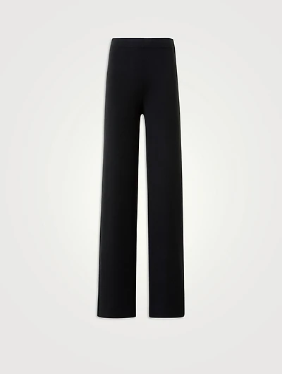 Cashmere Silk Flare Trousers
