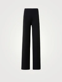 Cashmere Silk Flare Trousers