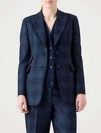 Percival Plaid Wool Blazer