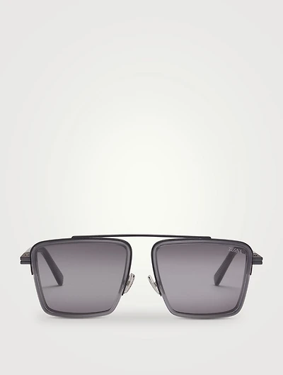 Square Aviator Sunglasses