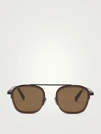 Round Aviator Sunglasses