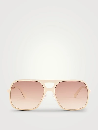 Square Aviator Sunglasses