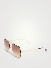 Square Aviator Sunglasses