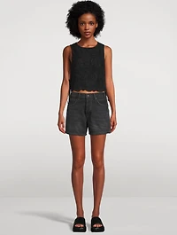 Faded Gardens Side-Tie Blouse