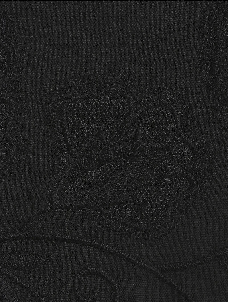 Faded Gardens Side-Tie Blouse