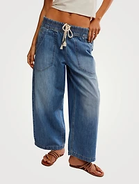 Easy Peasy Wide-Leg Jeans