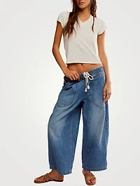 Easy Peasy Wide-Leg Jeans