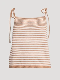 Claire Stripe Jacquard Knit Tank Top