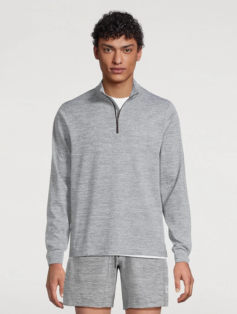 Tiebreak Solotex® Mesh Quarter-Zip Pullover