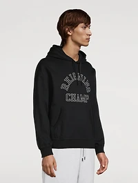 Midweight Terry Arch Logo Hoodie