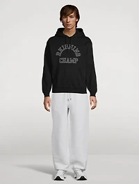 Midweight Terry Arch Logo Hoodie