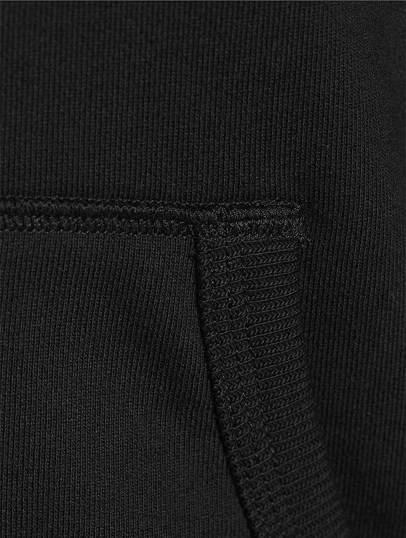 Midweight Terry Arch Logo Hoodie