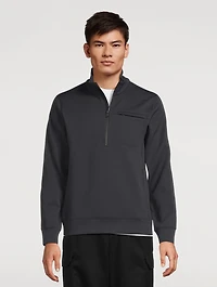 Rally Double-Knit Quarter-Zip Pullover