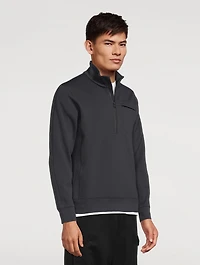Rally Double-Knit Quarter-Zip Pullover