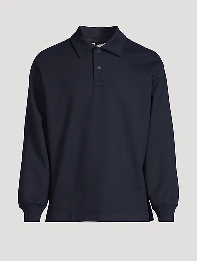 Midweight Terry Rugby Sweatshirt