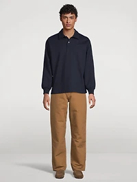 Midweight Terry Rugby Sweatshirt