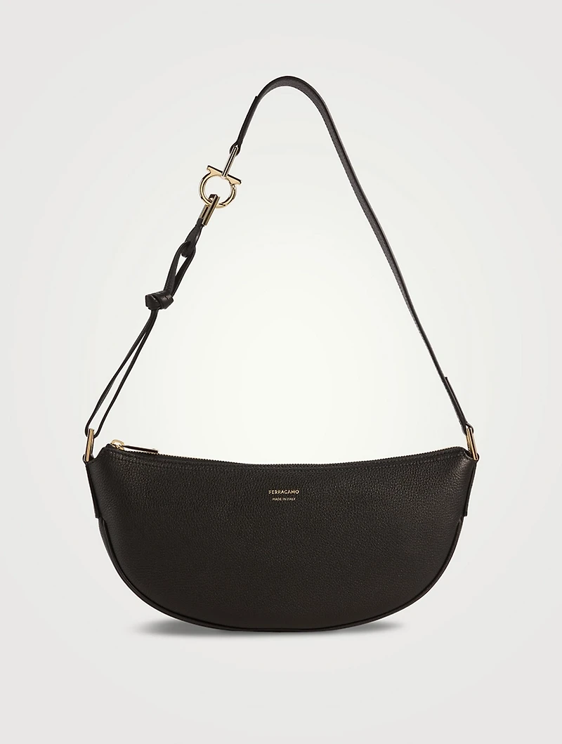 Small Smile Leather Shoulder Bag