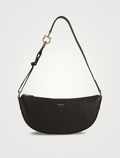Small Smile Leather Shoulder Bag