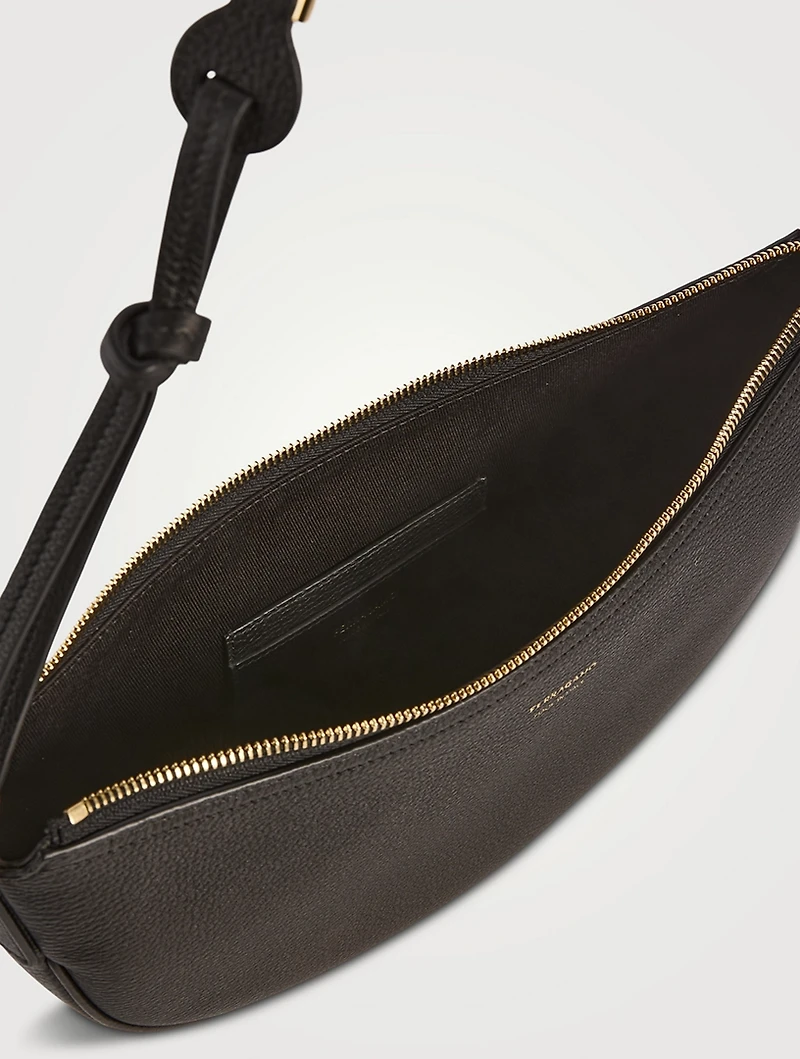 Small Smile Leather Shoulder Bag