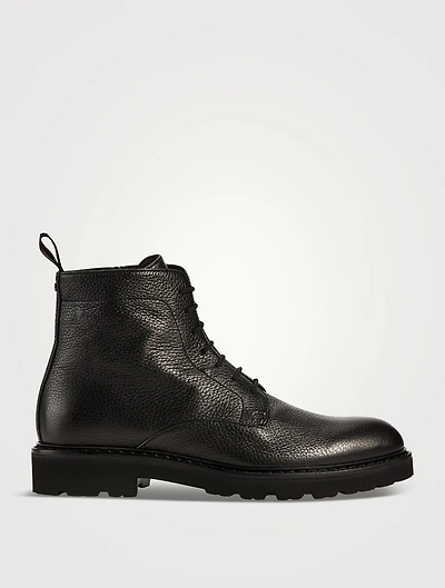 Leather Combat Boots