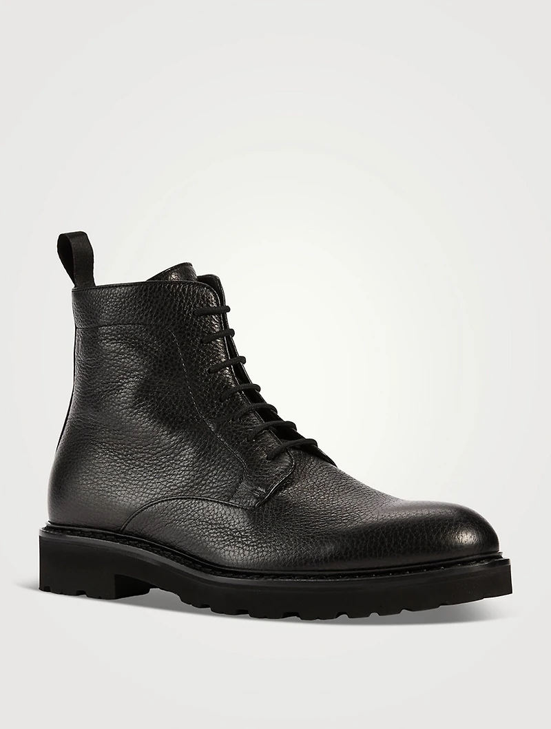 Leather Combat Boots