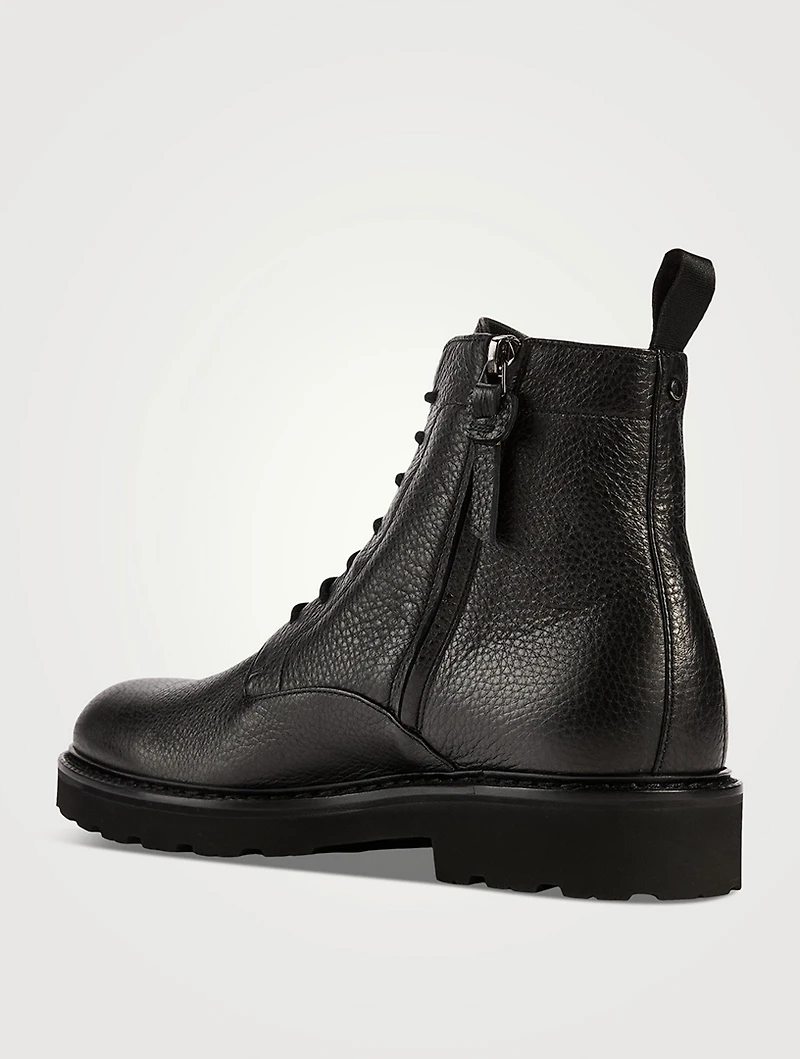 Leather Combat Boots