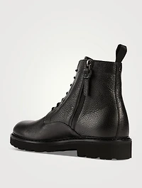 Leather Combat Boots