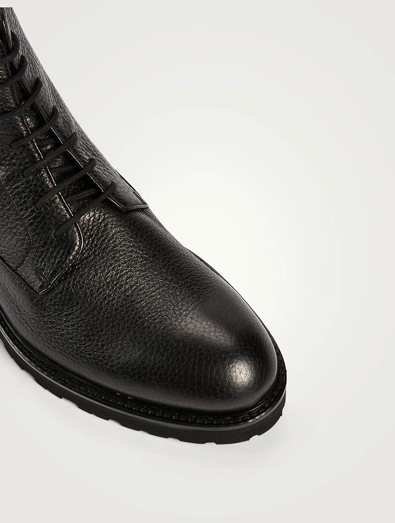 Leather Combat Boots