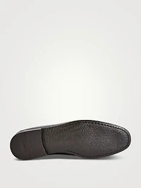 Tumbled Leather Penny Loafers