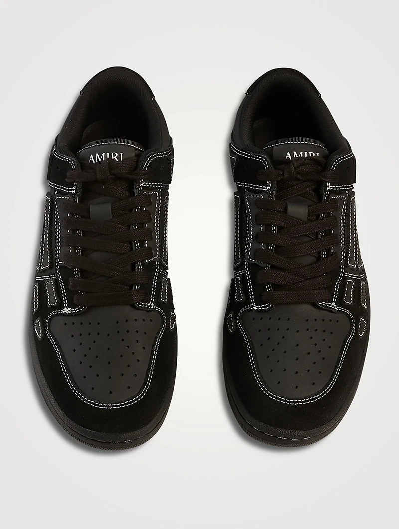 Skel Top Low Leather Sneakers
