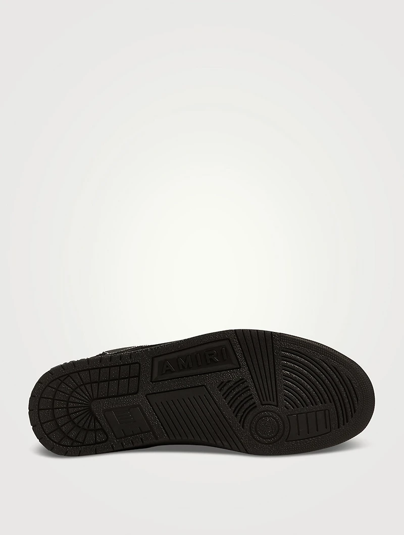 Skel Top Low Leather Sneakers