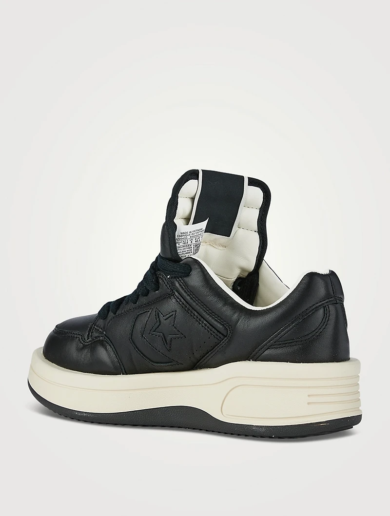 DRKSHDW x Converse TURBOWPN Ox Leather Sneakers