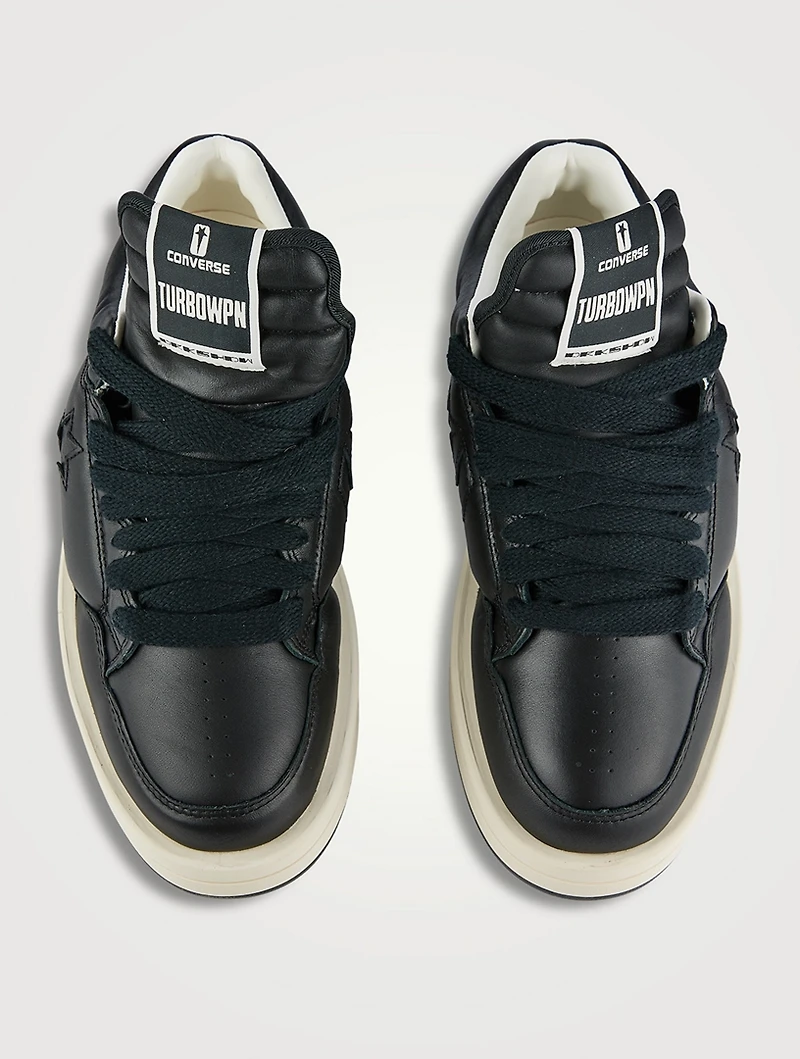 DRKSHDW x Converse TURBOWPN Ox Leather Sneakers