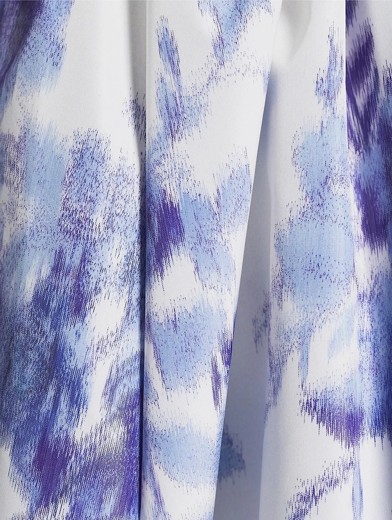 Taffeta Ball Skirt Floral Print