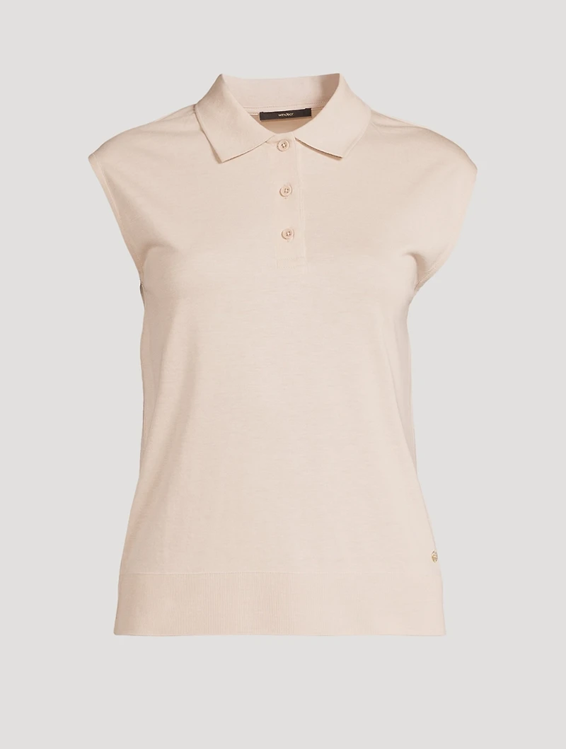 Sleeveless Polo Shirt